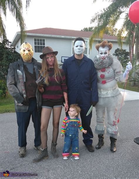 Horror Movie Characters Family Halloween Costume