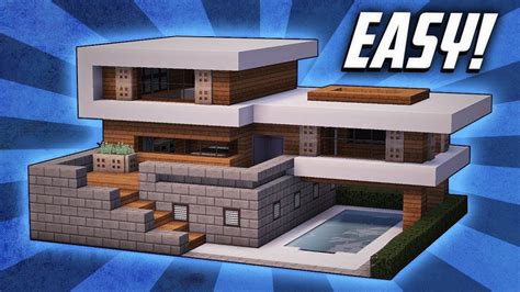 Minecraft PE:modern house map +download link in description - YouTube