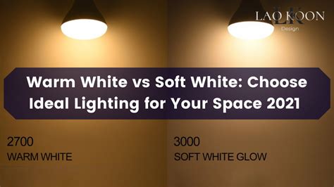 Warm White vs Soft White: Choose Ideal Lighting for Your Space 2023 % %currentyear % % - Laokoon ...