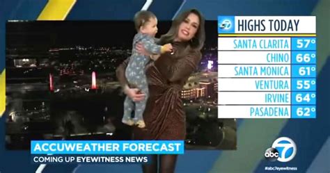 Baby Boy Interrupts The Leslie Lopez Weather Report In The Most ...