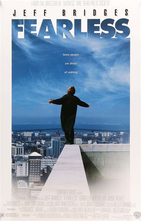 Fearless (1993) | Jeff bridges, Movie posters, Peter weir