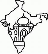 India Coloring Pages  Home sketch template