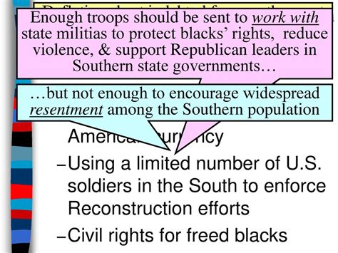 Essential Question: What events from 1868 to 1876 led to the abandonment of federal ...