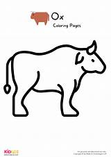 Ox Coloring Pages For Kids – Free Printables  Art & Craft sketch template