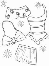 Bikini Coloring Pages sketch template