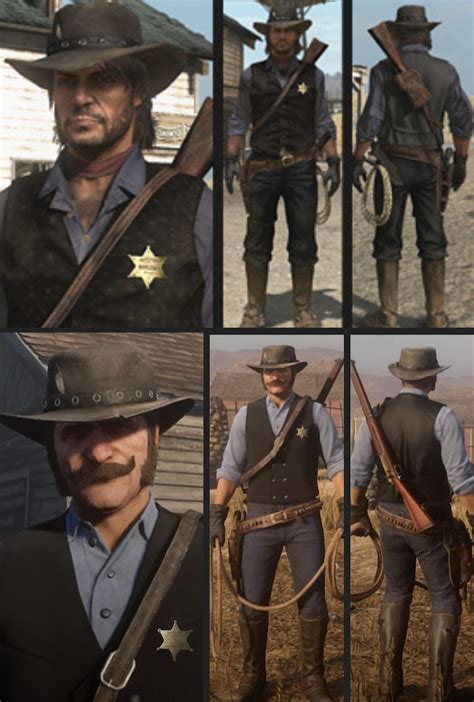 The "U.S. Marshal Uniform" Outfit from RDR1. Part 3 of my Red Dead ...