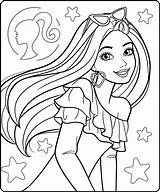Free Barbie Coloring Pages Unleash Your Creativity And Bring To  sketch template