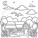 Backyard view coloring Page Product Slideshow Opens A New Tab Find  sketch template