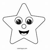 Star Printable Templates & Outlines Coloring Page sketch template
