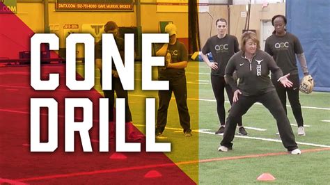 Fielding: Cone drill - The Art of Coaching Softball