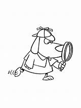 Detective Coloring Pages  Pictures sketch template