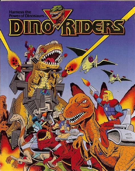 an advertisement for the dinosaur riders movie