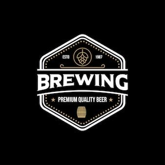 Premium Vector | Brewing company logo. logo brewery. vintage brewery ...