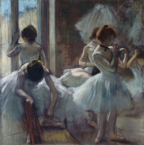 Edgar Degas - Groupe de Danseuses [c.1884-85] | Degas paintings, Degas ...