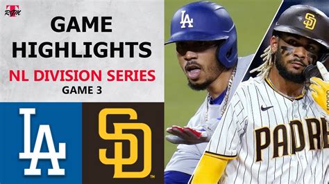 Los Angeles Dodgers vs. San Diego Padres Game 3 Highlights | NLDS (2020) - YouTube