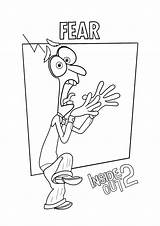 Inside Out 2  Fear Coloring Pages sketch template