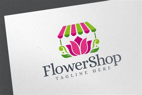 Flower Shop Logo Template ~ Logo Templates ~ Creative Market