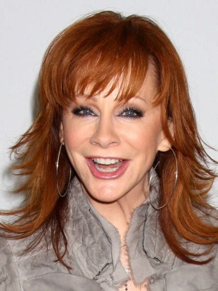 Reba McEntire's Long Chiseled Red Hair Wig - Rewigs.com