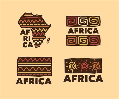 Free Vector | Africa logo collection