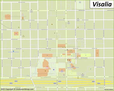 Visalia Map | California, U.S. | Discover Visalia with Detailed Maps