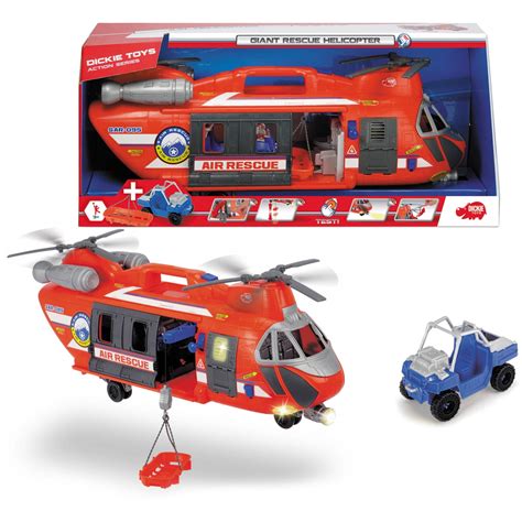 Dickie Toys - Giant Rescue Helicopter with Lights and Sounds - Walmart.com