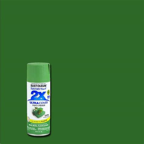 Rust-Oleum Painter's Touch 2X 12 oz. Satin Moss Green General Purpose Spray Paint-249071 - The ...