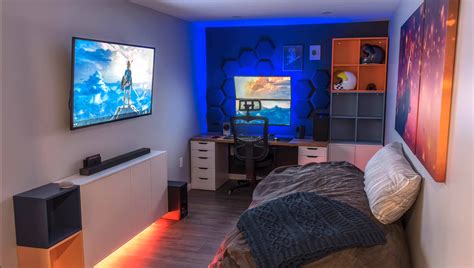 25 Ideal Game Room Ideas #family #forteens #mancaves #small #kids #videogames | Bedroom setup ...