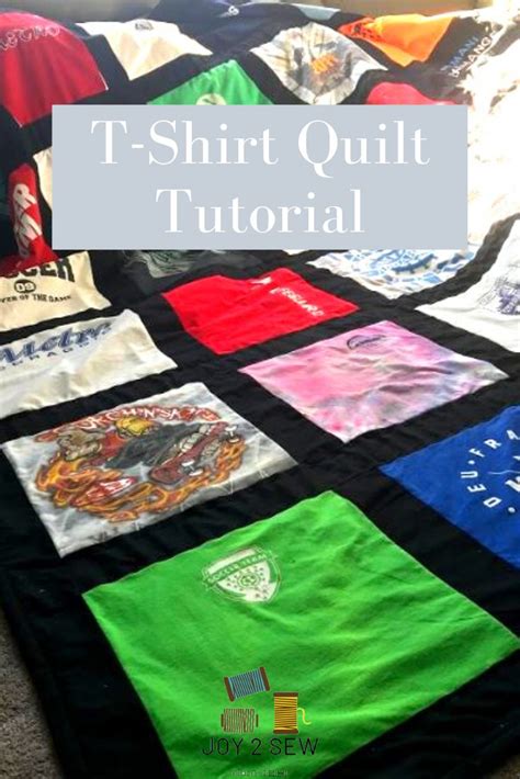 T Shirt Quilt Tutorial | Shirt quilt, Tshirt quilt tutorial, Tshirt quilt diy