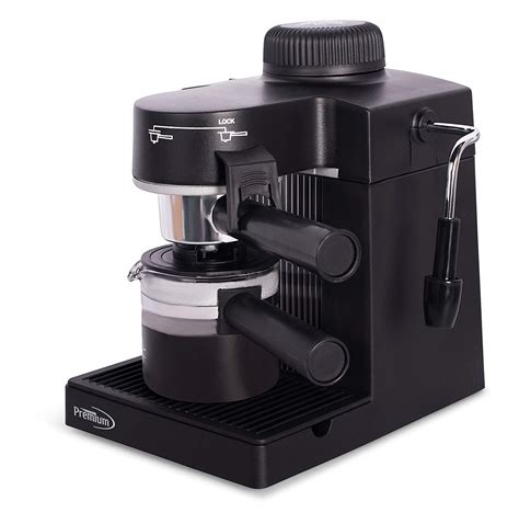 Premium PEM350 Espresso Cappuccino Latte Maker Coffee Machine, Hot Milk ...