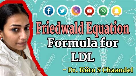 Friedwald equation/formula for LDL,high triglycerides - YouTube