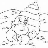 Cute Hermit Crab coloring Page  Free Printable Coloring Pages sketch template