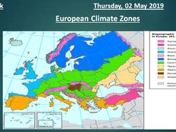 European Climate Zones | Teaching Resources