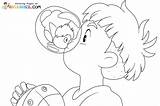 Studio Ghibli Coloring Pages sketch template