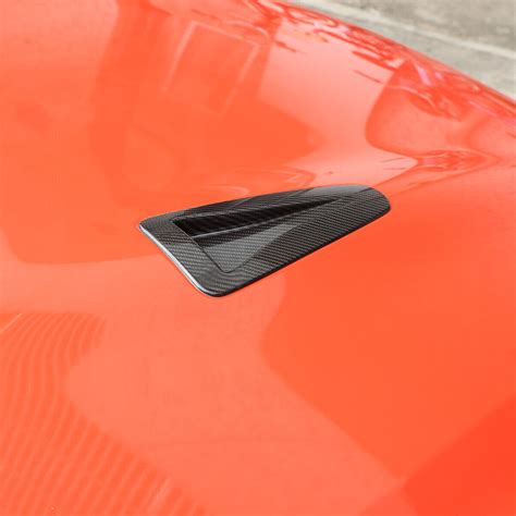 Carbon Air Scoop Hood Fender Vent Cover Decorate Trim For Nissan GTR ...