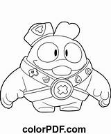 Squeak Brawl Stars For Boy – Coloring Pages And Books In PDF sketch template