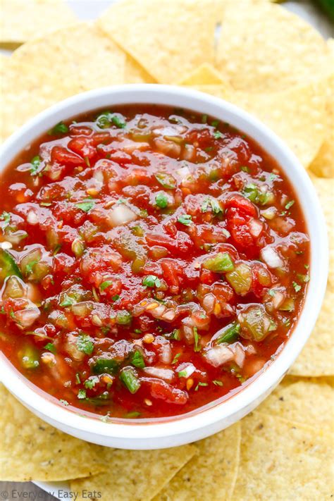 5-Minute Restaurant-Style Salsa | Everyday Easy Eats