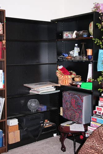 Black bookcases | Photo taken by "fiveinchpixie" We have six… | Flickr