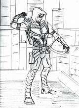 Green Arrow Colouring Pages  Coloring Waldo Harvey sketch template