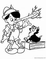 Walt Disney Coloring Pages Pinocchio Best sketch template