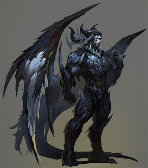 Dragon_01, CheolSeung _ on ArtStation at https://www.artstation.com/artwork/K9Amo Demon Art ...