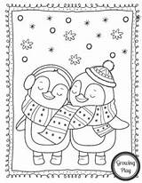 Cute Penguin Coloring Pages – Free Printable For Kids Growing Play sketch template