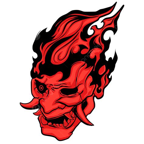 Oni Mask Png Picture Japanese Demon Mask Png Clip Art Library | The ...