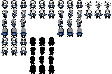 Dust Sans Sprites Overworld by Niko189 on DeviantArt