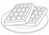 Cute Waffle Coloring Page  Free Printable Pages For Kids sketch template