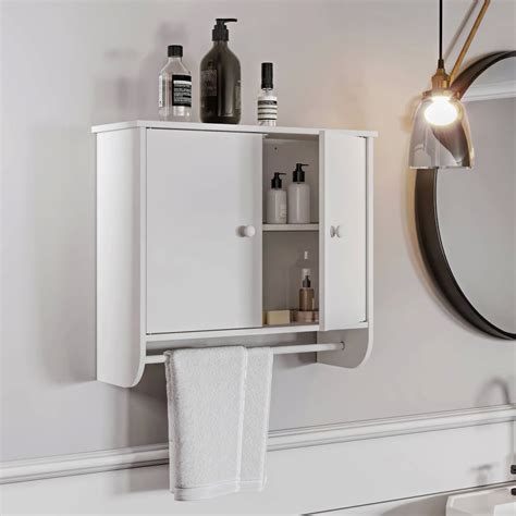 Wall-Mounted Cabinet With Towel Bar | Best Target Bathroom Furniture With Storage | POPSUGAR ...