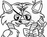 M Angle And Foxy Coloring Pages sketch template