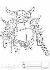 Clash Clans How To Draw Royale Sketch Coloring Page sketch template