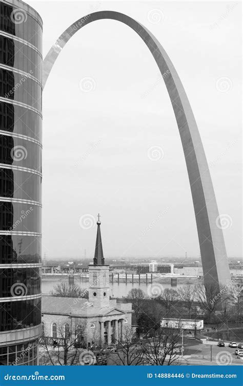 St louis arch editorial photo. Image of construction - 148884446