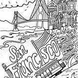San Francisco Coloring Pages Printable For Free Download sketch template