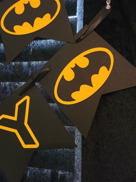 Batman Batman Birthday Batman Banner Happy Birthday Batman - Etsy